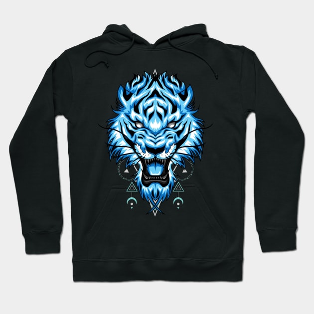 tiger head mask Hoodie by SHINIGAMII